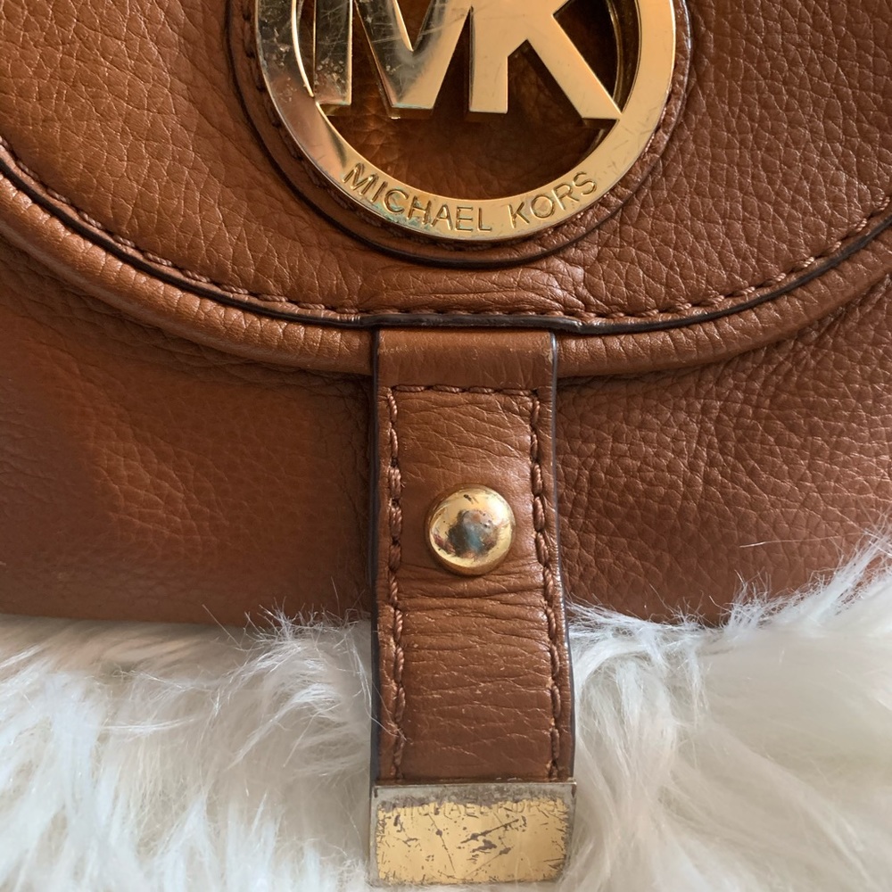 Michael Kors | Fulton Large Brown Handbag - Picture 5 of 8